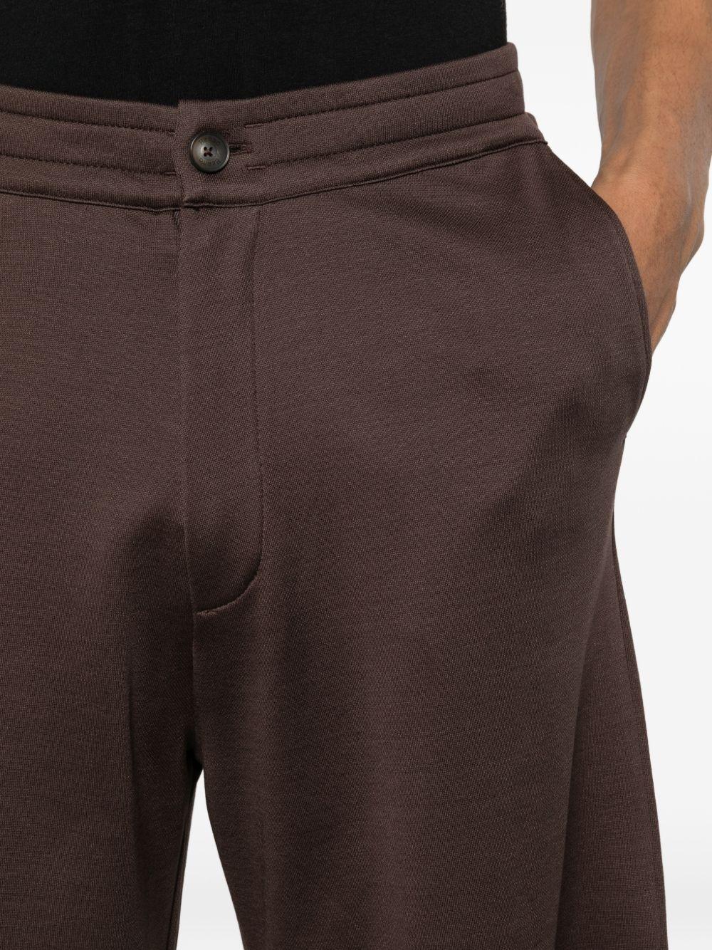 Shorts in Jersey Knit Effect PT000174U52059 8800 MARRONE SCURO HERNO 