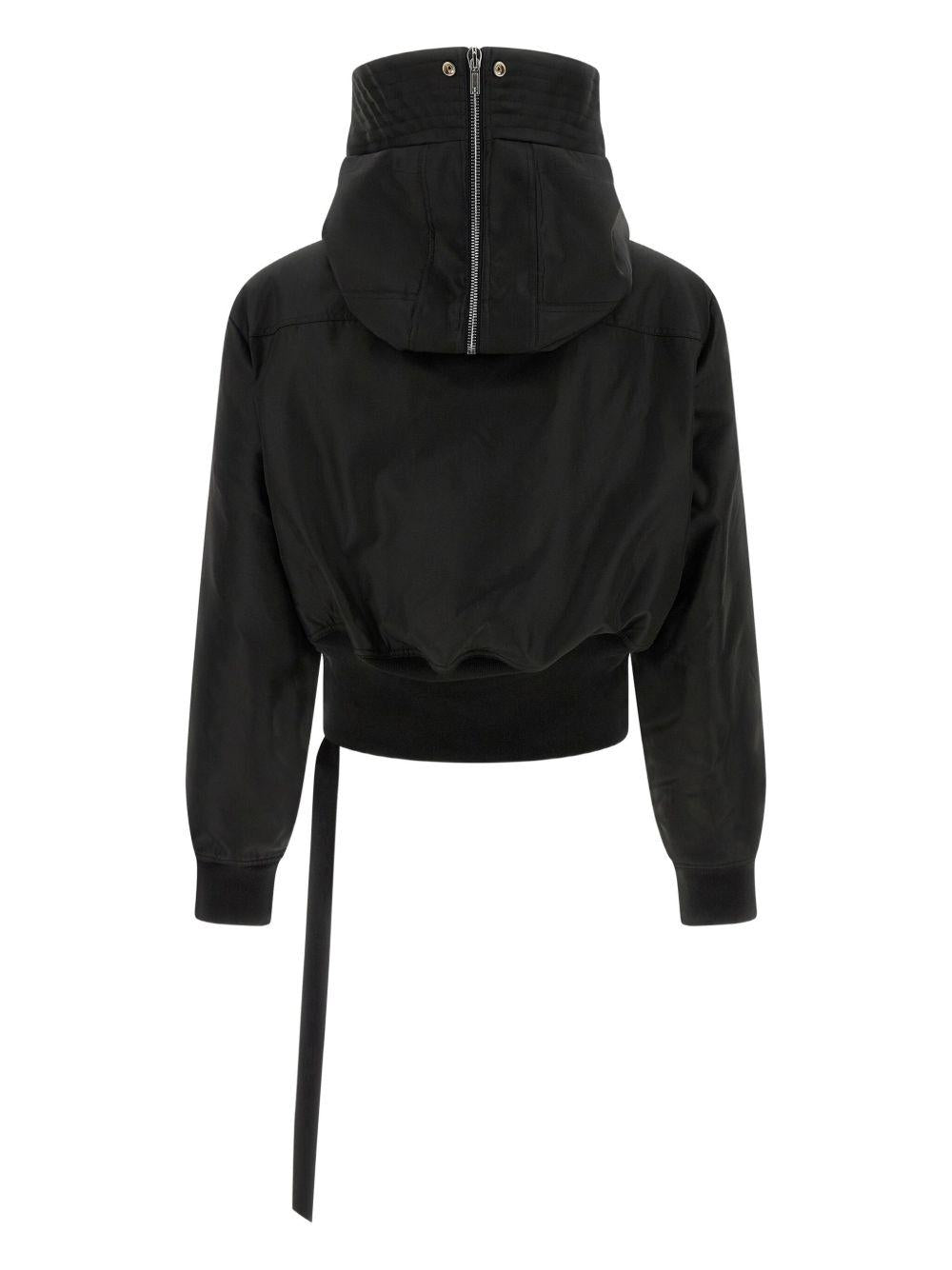 Concordians Cropped Alice Parka DU02E7781NCV 09 BLACK RICK OWENS DRKSHDW 