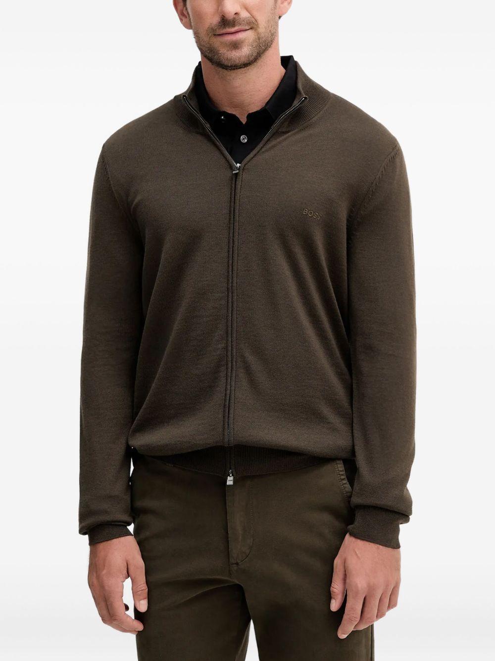 Cardigan Balonso 50476347 342 OPEN GREEN BOSS 