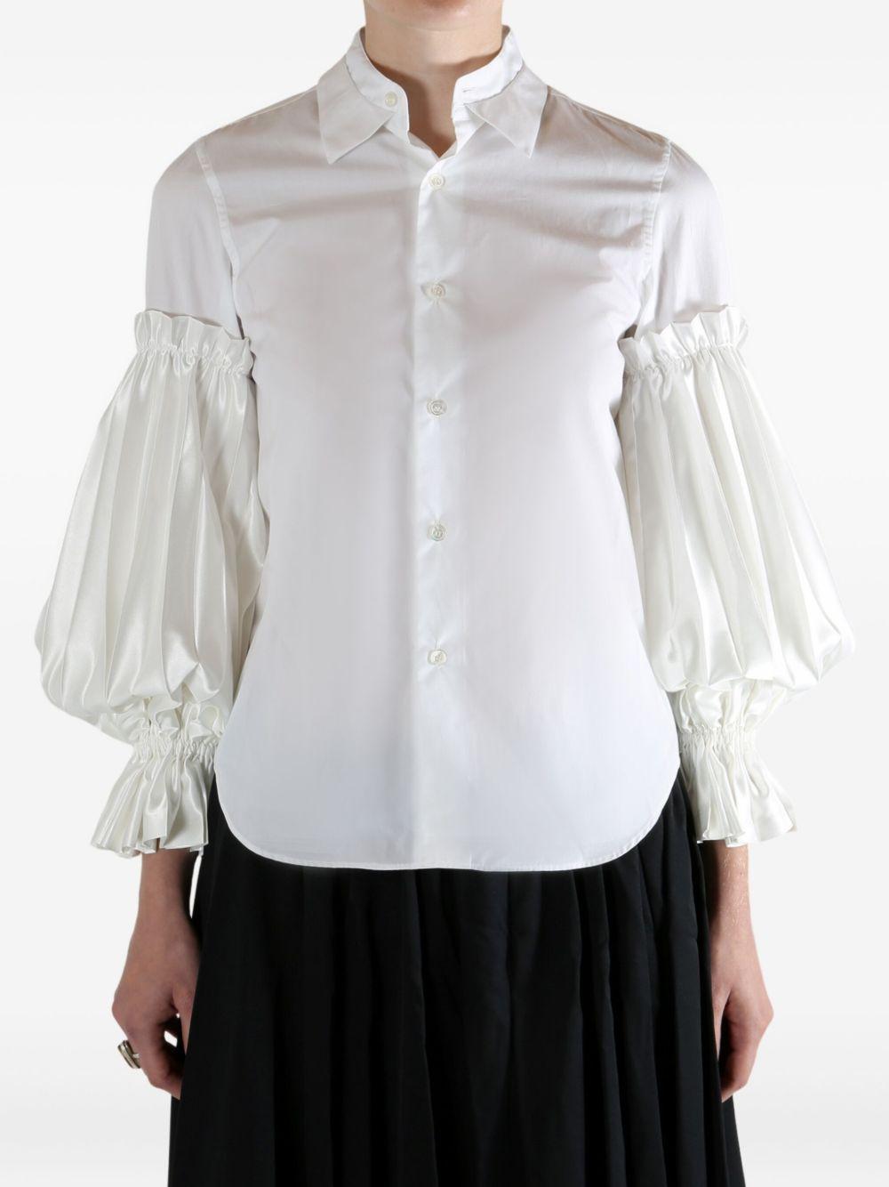 Layered Shirt 3PB009051 WHITE NOIR KEI NINOMIYA 