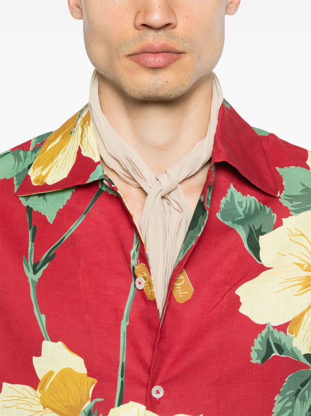 La Chemise Luciano GSH202LI005 RED DROLE DE MONSIEUR 