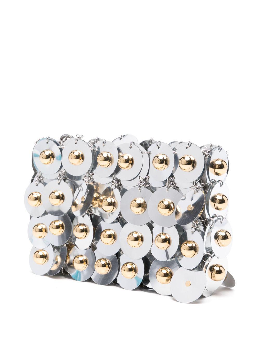  24ASS0137PLX148 M089 SILVER GOLD RABANNE 