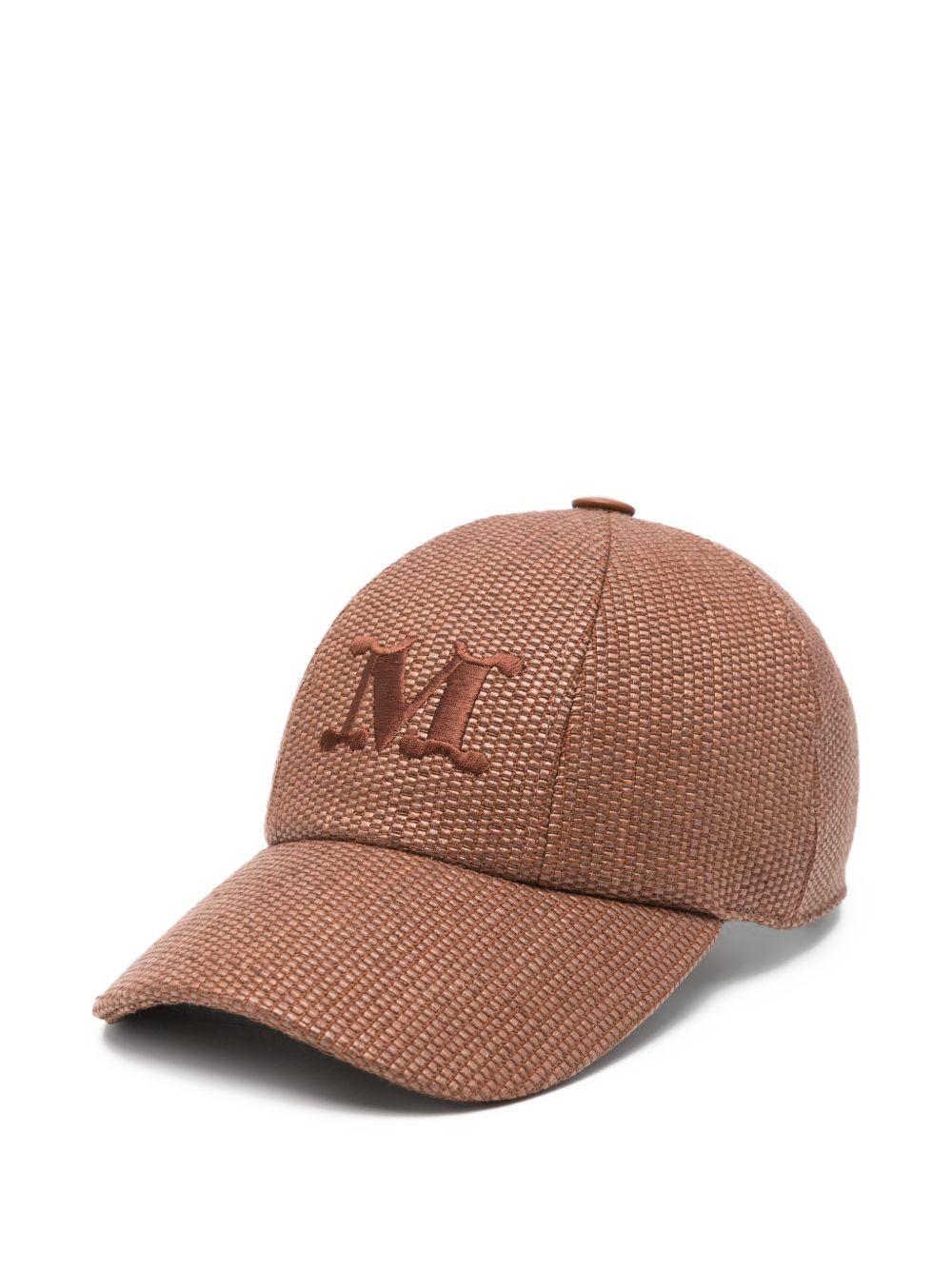 Cappello In Stuoia Di Rafia MXACIRCENSE 007 BROWN MAX MARA 