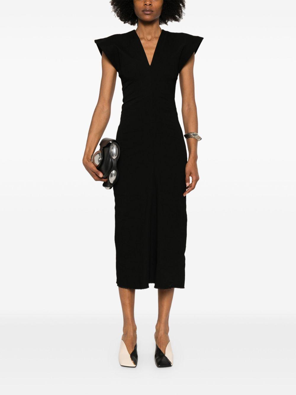 Audition midi dress UW5046 UW900 BLACK UMA WANG 