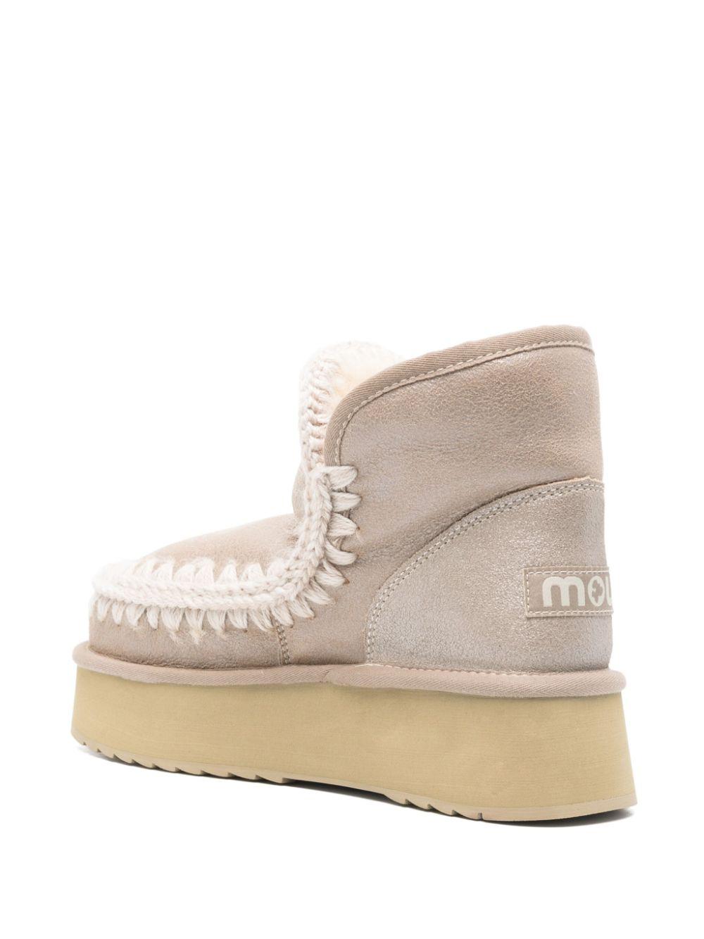 Mini Eskimo Platform Boot Special Leather FW681000B STME MOU 