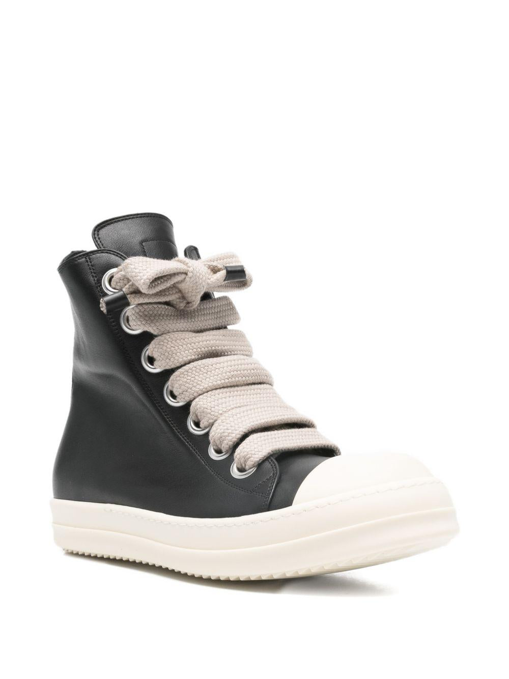 Jumbolace Sneaks RU01F2892LCOW2 911 BLACK WHITE RICK OWENS 