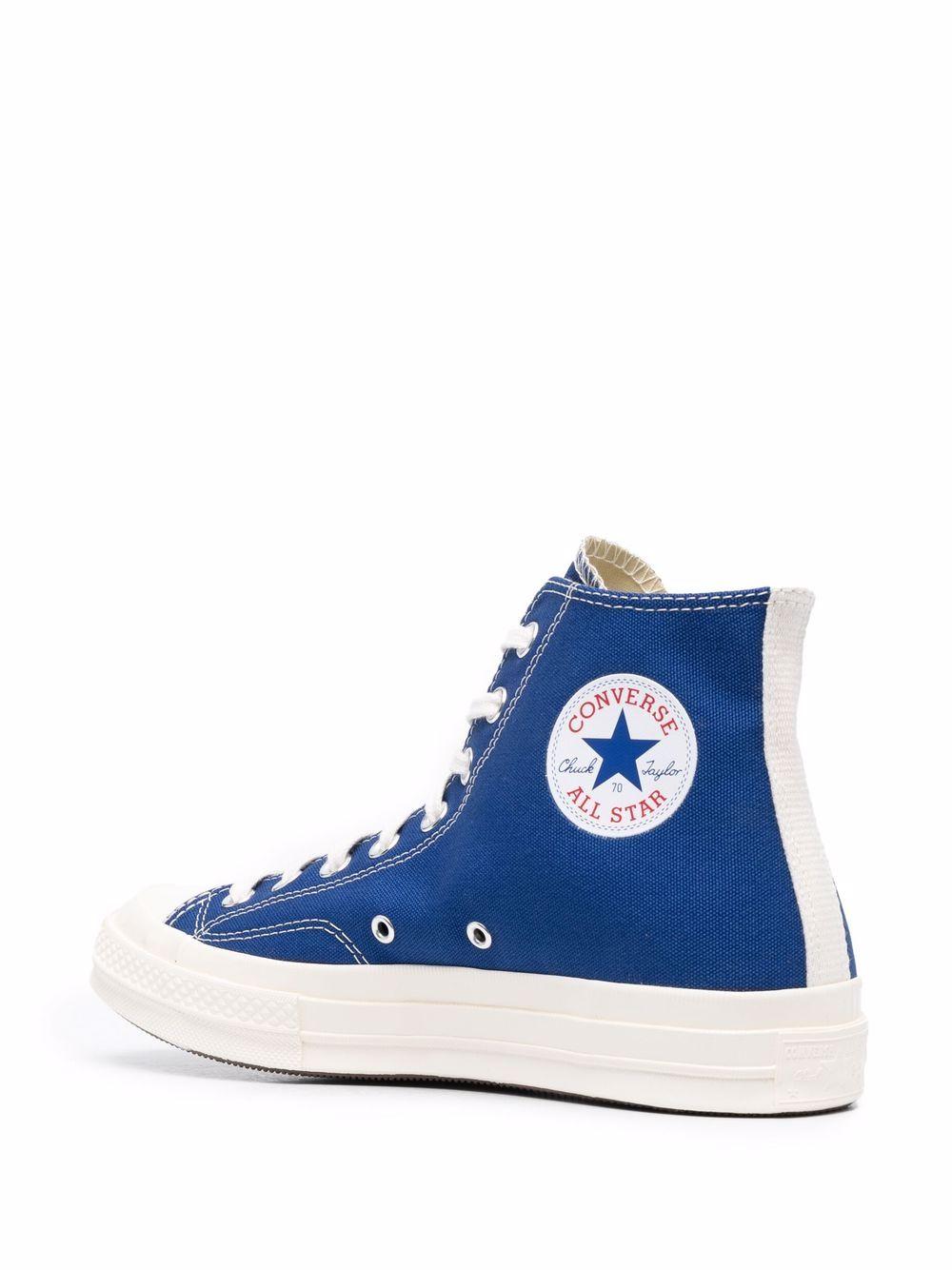  P1K122 2 BLUE COMME DES GARCONS PLAY X CONVERSE 