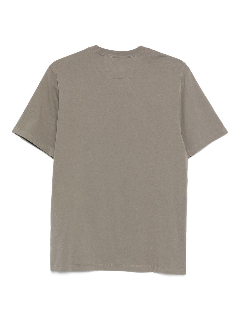 30/1 Jersey Short Sleeve Logo T-shirt 19CMTS091A005100W 356 FALLEN ROCK CP COMPANY 