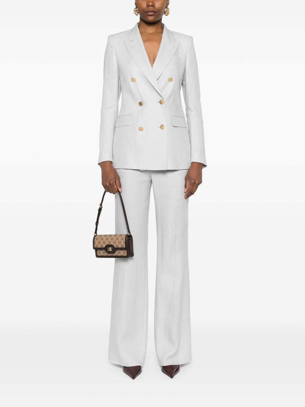 Abito doppiopetto in lino<BR/><BR/> T-PARIGI10BAD340021 EP913 TAGLIATORE 