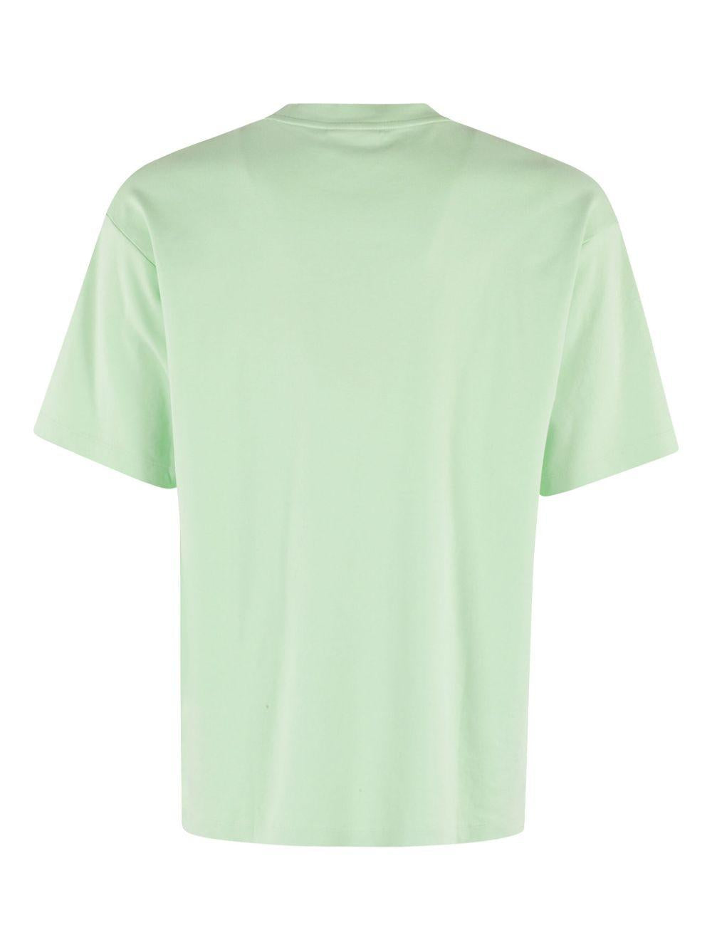 Le T-Shirt Slogan Classique GTS202CO002 LIGHT GREEN DROLE DE MONSIEUR 