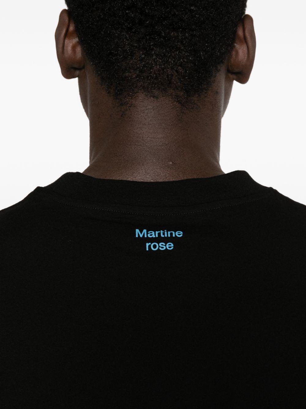 Oversized T-Shirt 621JE06001E BLACK MARTINE ROSE 