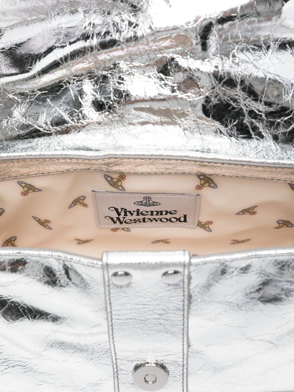 Hazel Frame shoulder bag 4602000FWL00AC Q401 SILVER VIVIENNE WESTWOOD 