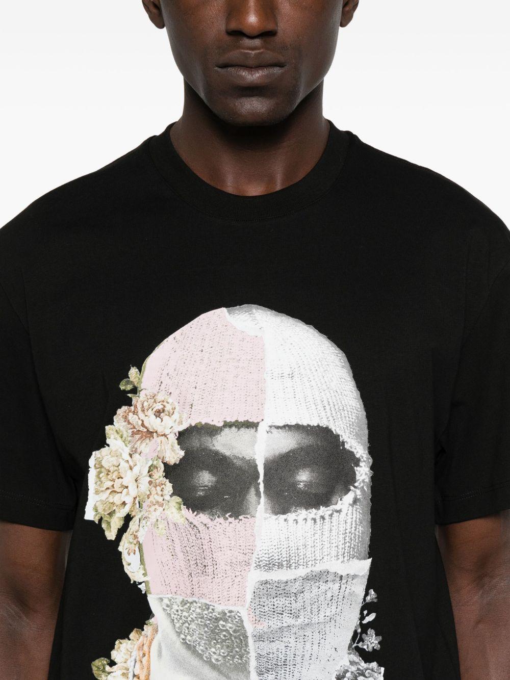 Newspaper Mask T-Shirt NUW25268 009 BLACK IH NOM UH NIT 