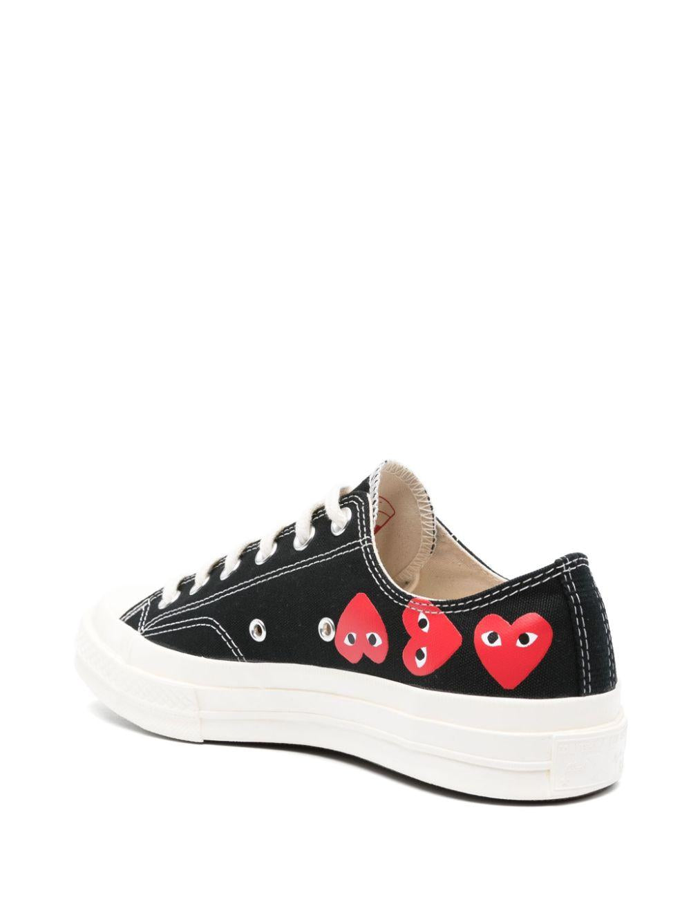  P1K126 1 BLACK COMME DES GARCONS PLAY X CONVERSE 