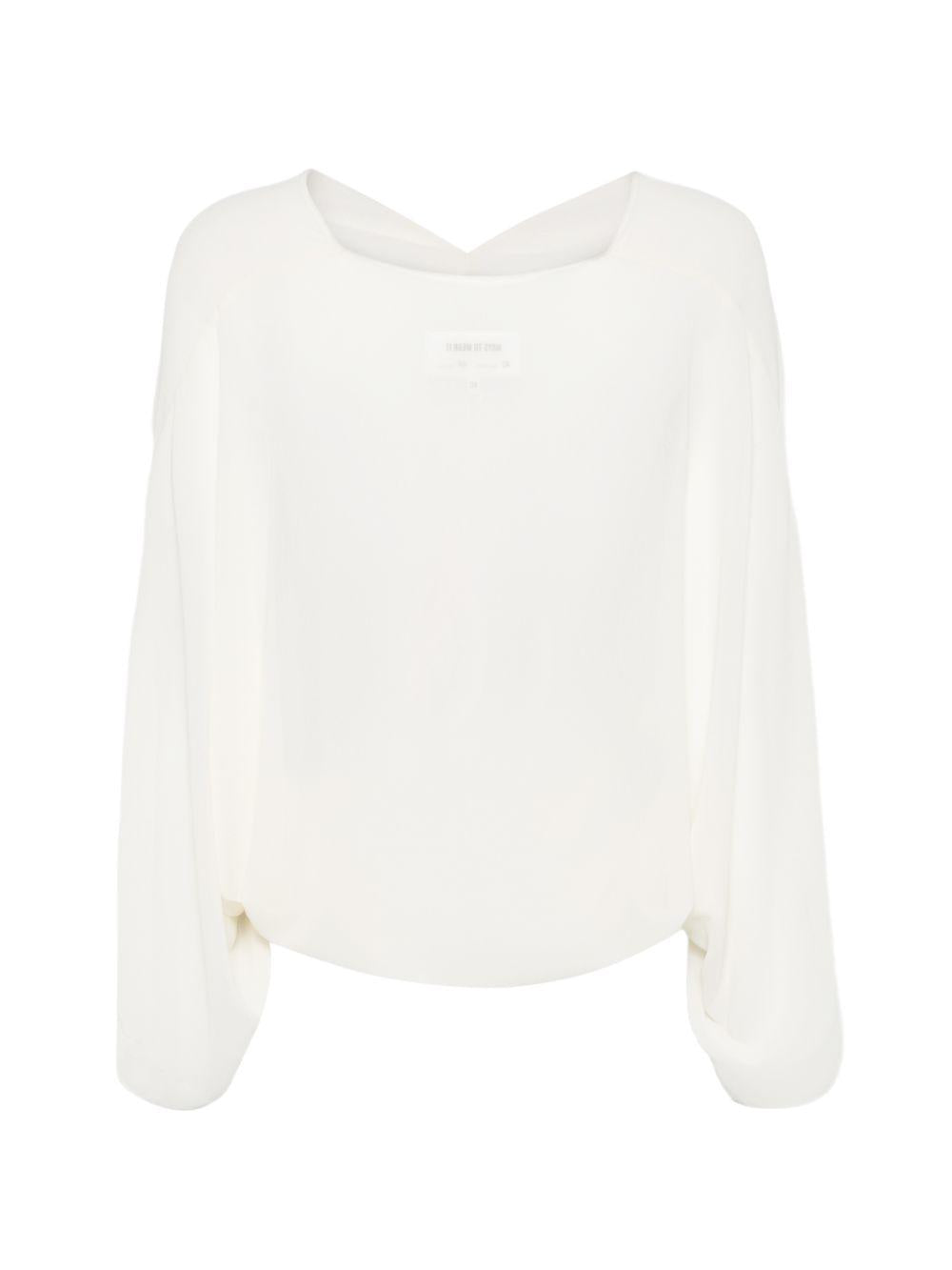 Blusa Twist S52NH0039M35468 102 MM6 MAISON MARGIELA 