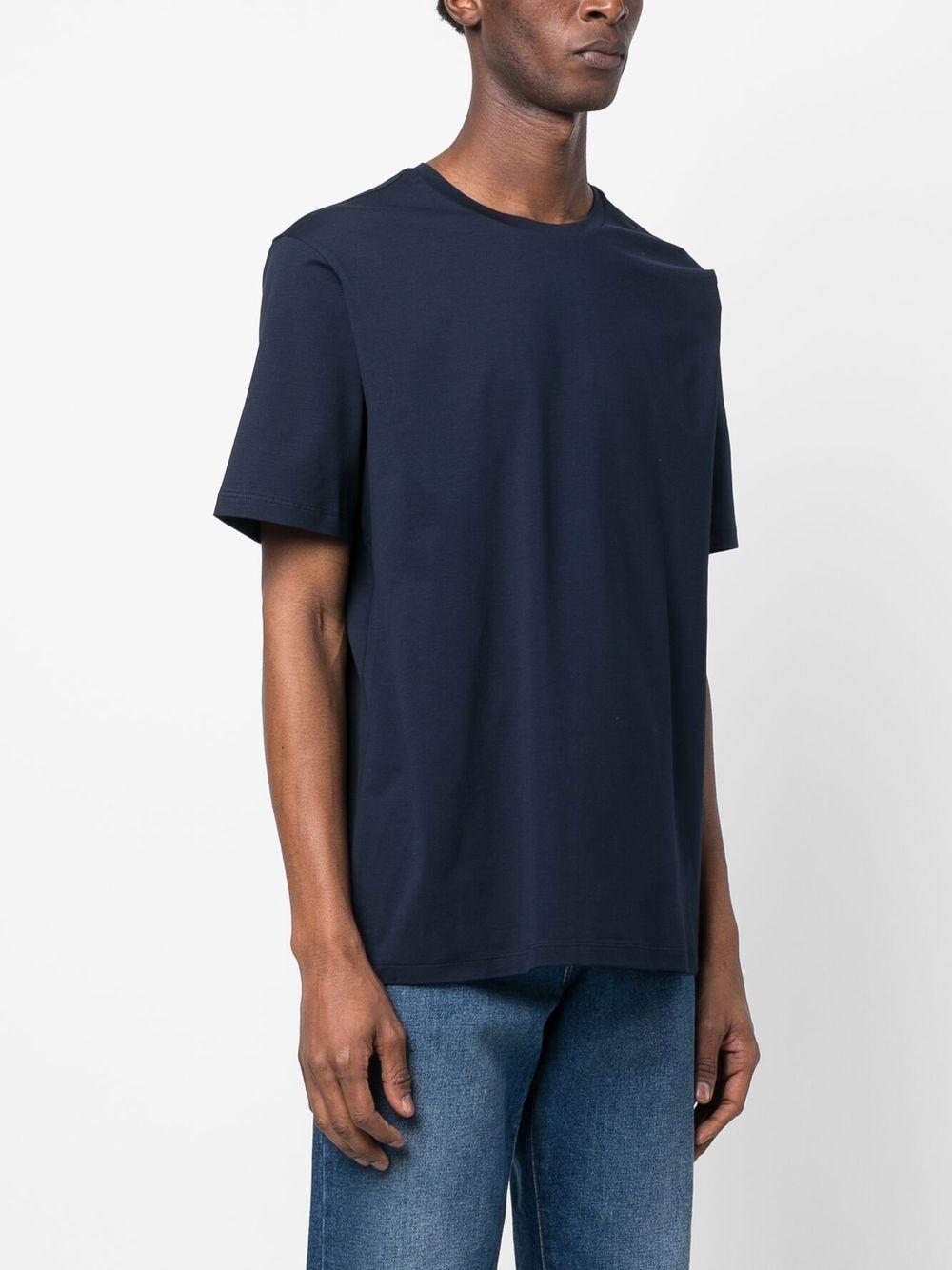 T-shirt in Superfine Cotton Stretch JG000174U52003 9200 BLU NAVY HERNO 