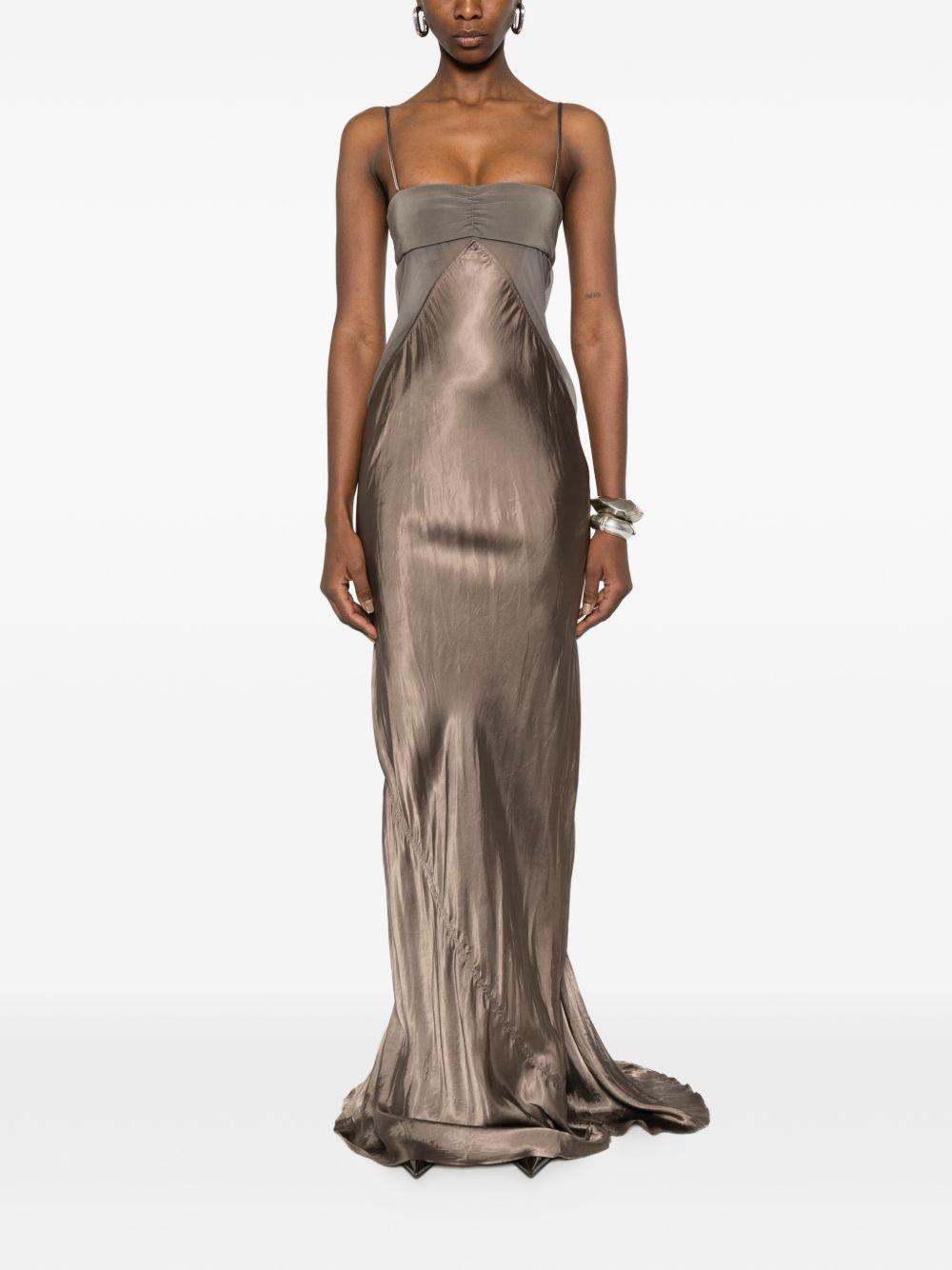 Combo Slip Gown RP01F6504JSVSN 34 DUST RICK OWENS 