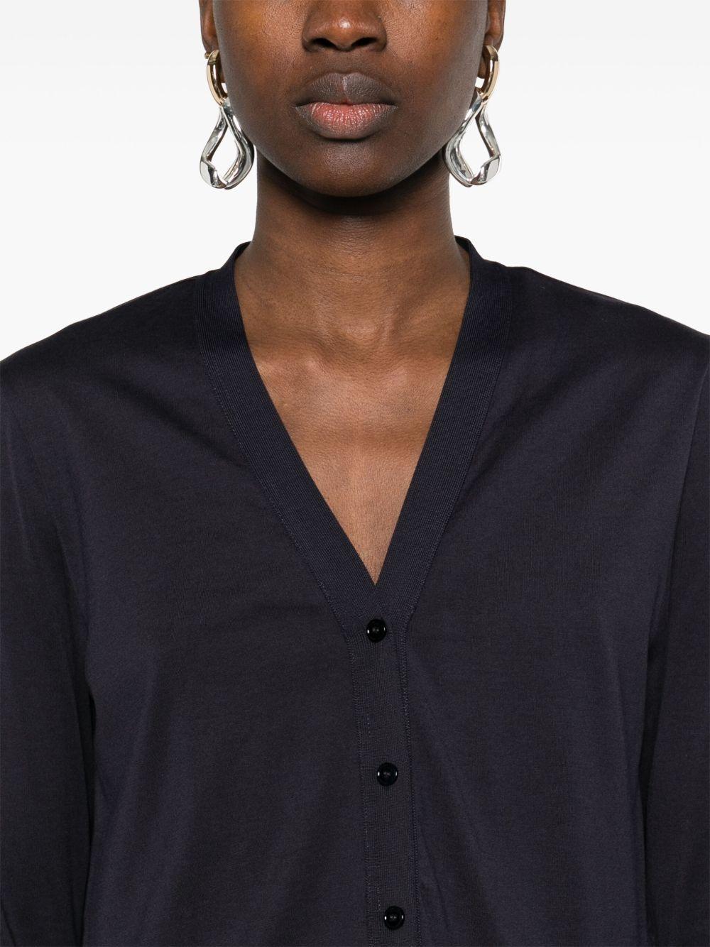 Top con pannelli a contrasto JF009051 0370 NAVY JOSEPH 