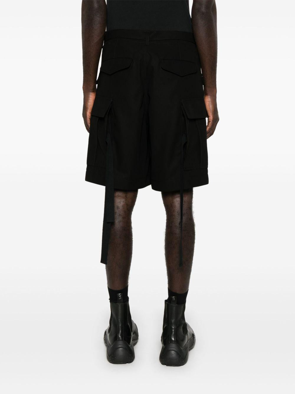 Shorts con cintura 2503610M 001 BLACK SACAI 