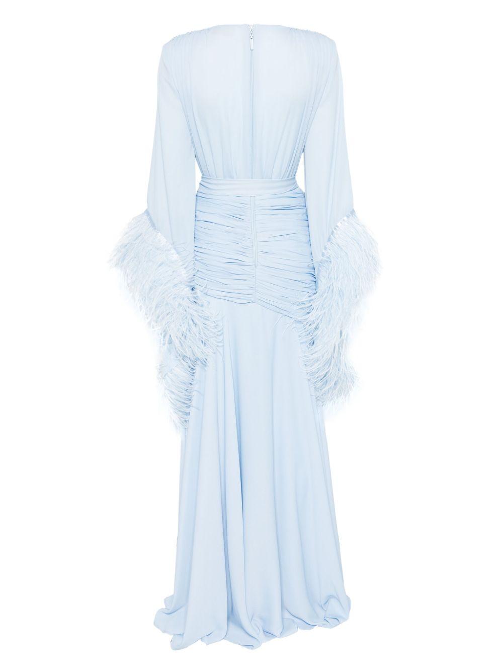 Abito Geisha gown BB22030PB POWDER BLUE BRONX AND BANCO 