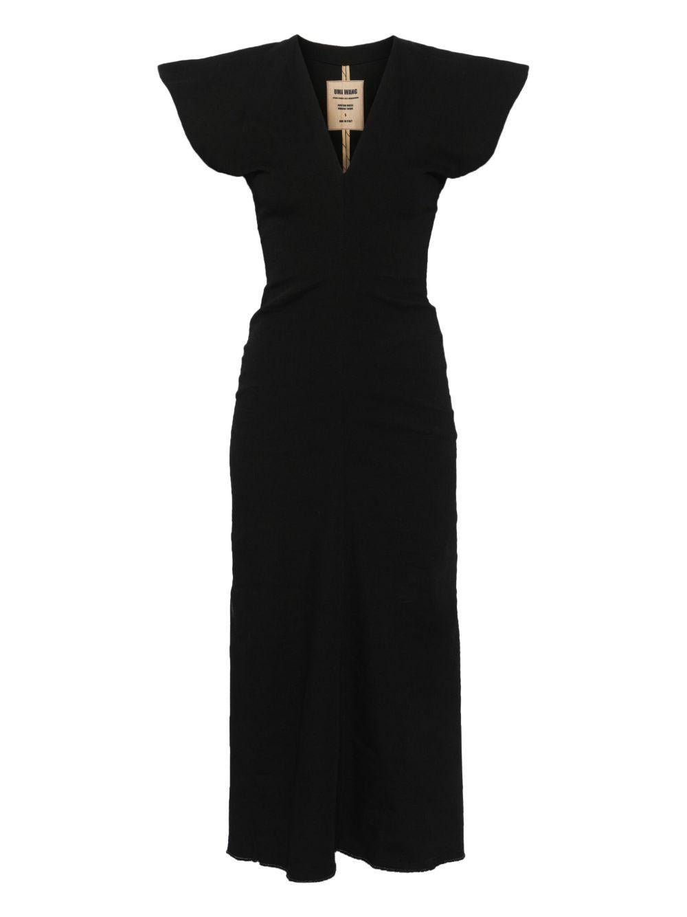 Audition midi dress UW5046 UW900 BLACK UMA WANG 