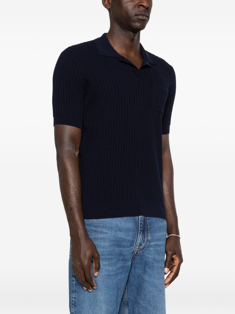 Polo a coste 261MYA13124 10 BLUE ROBERTO COLLINA 