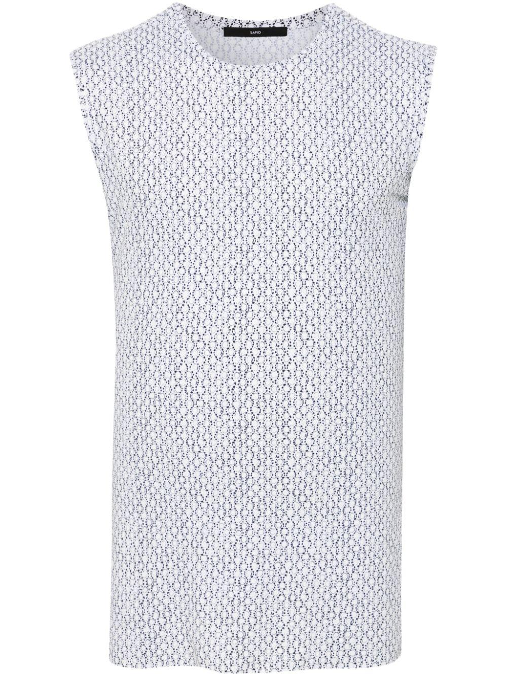  SS24N26 JERSEY GEOMETRICO NERO SAPIO 