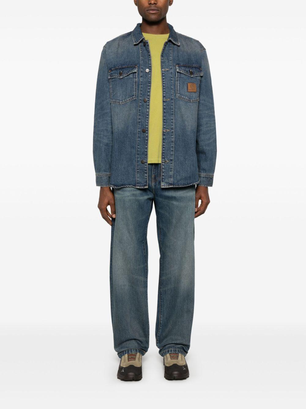  I034733 014Q BLUE WORN USED WASH CARHARTT WIP 