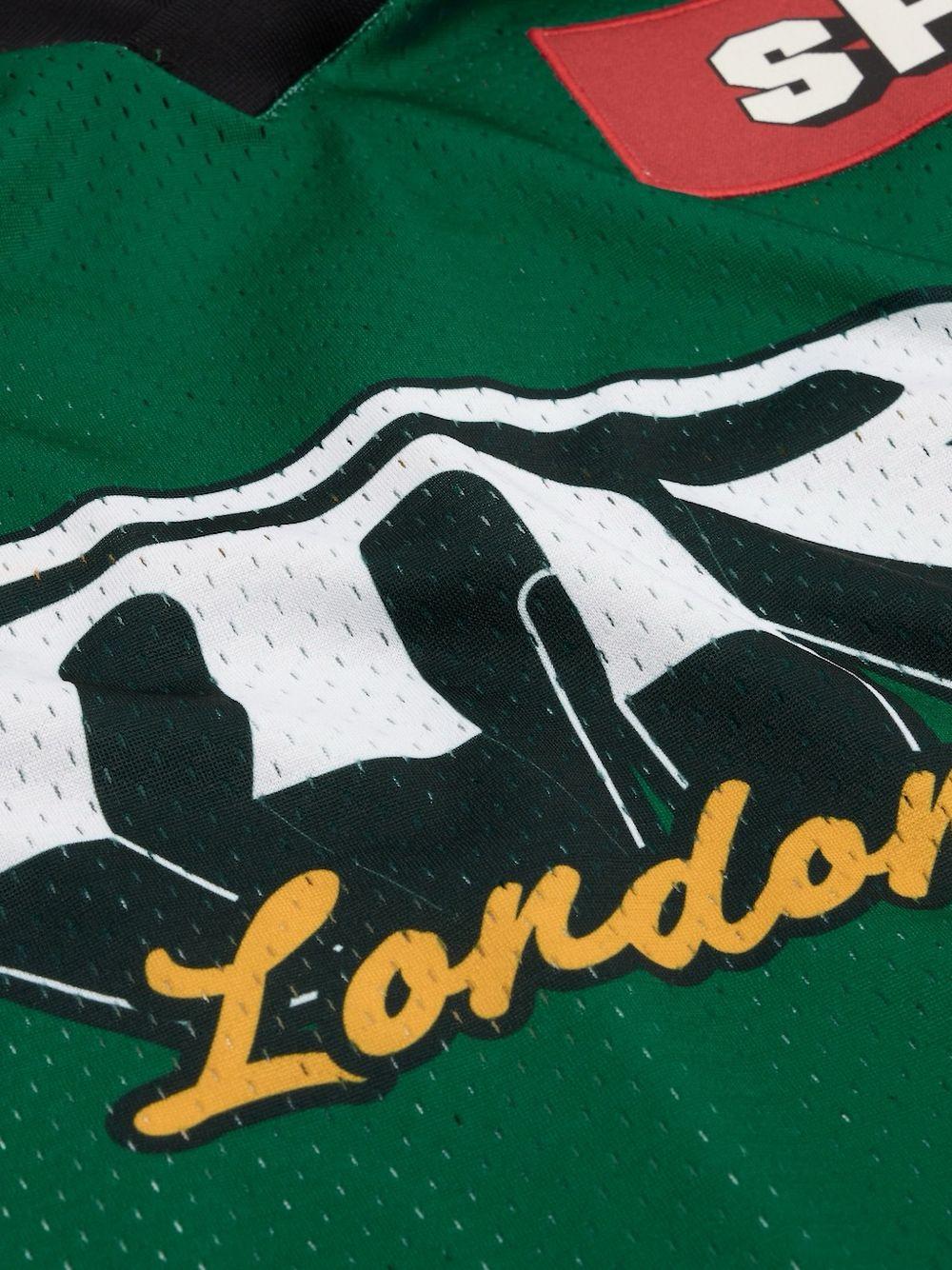 Martin Rose Oversized Hockey T-shirt 129JT10410 GREEN BLACK MARTINE ROSE 