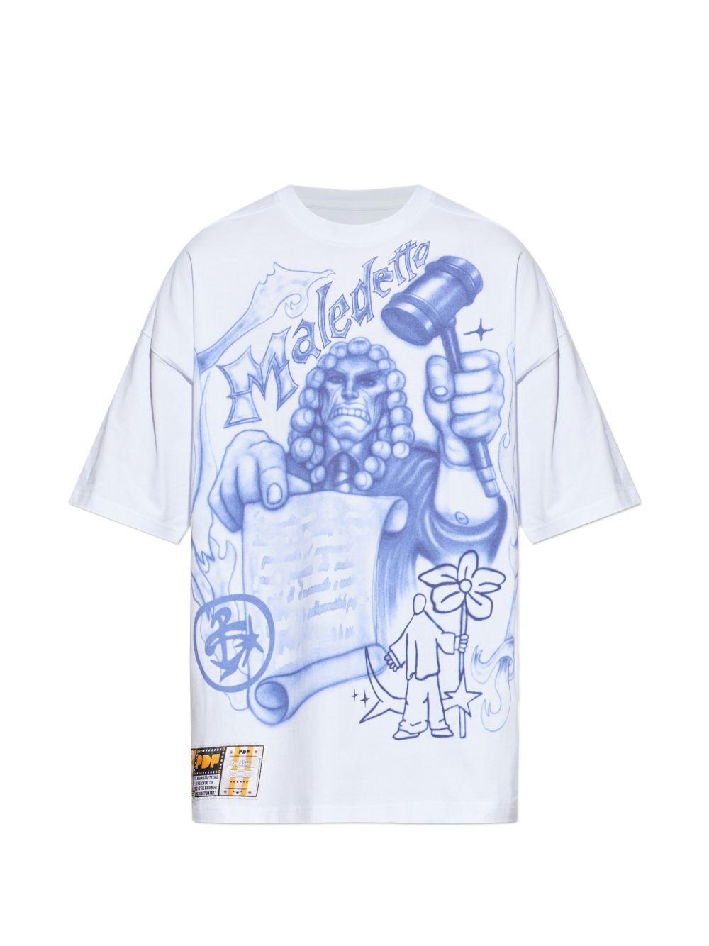 Giudice Maledetto Tee DFM54029TJ112JUDGE WHITE PDF 