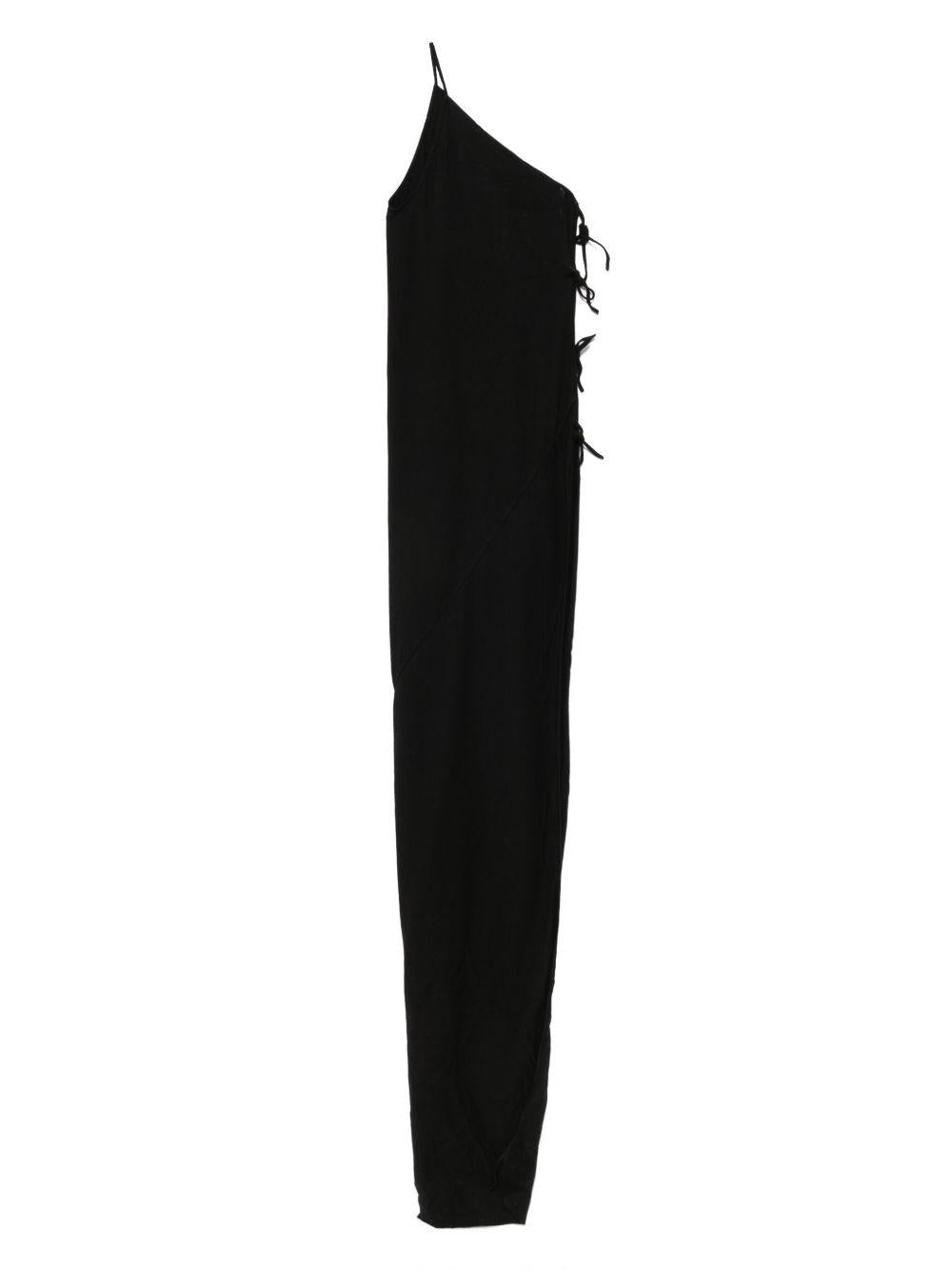 Taco maxi dress DS01E3516RN 09 BLACK RICK OWENS DRKSHDW 
