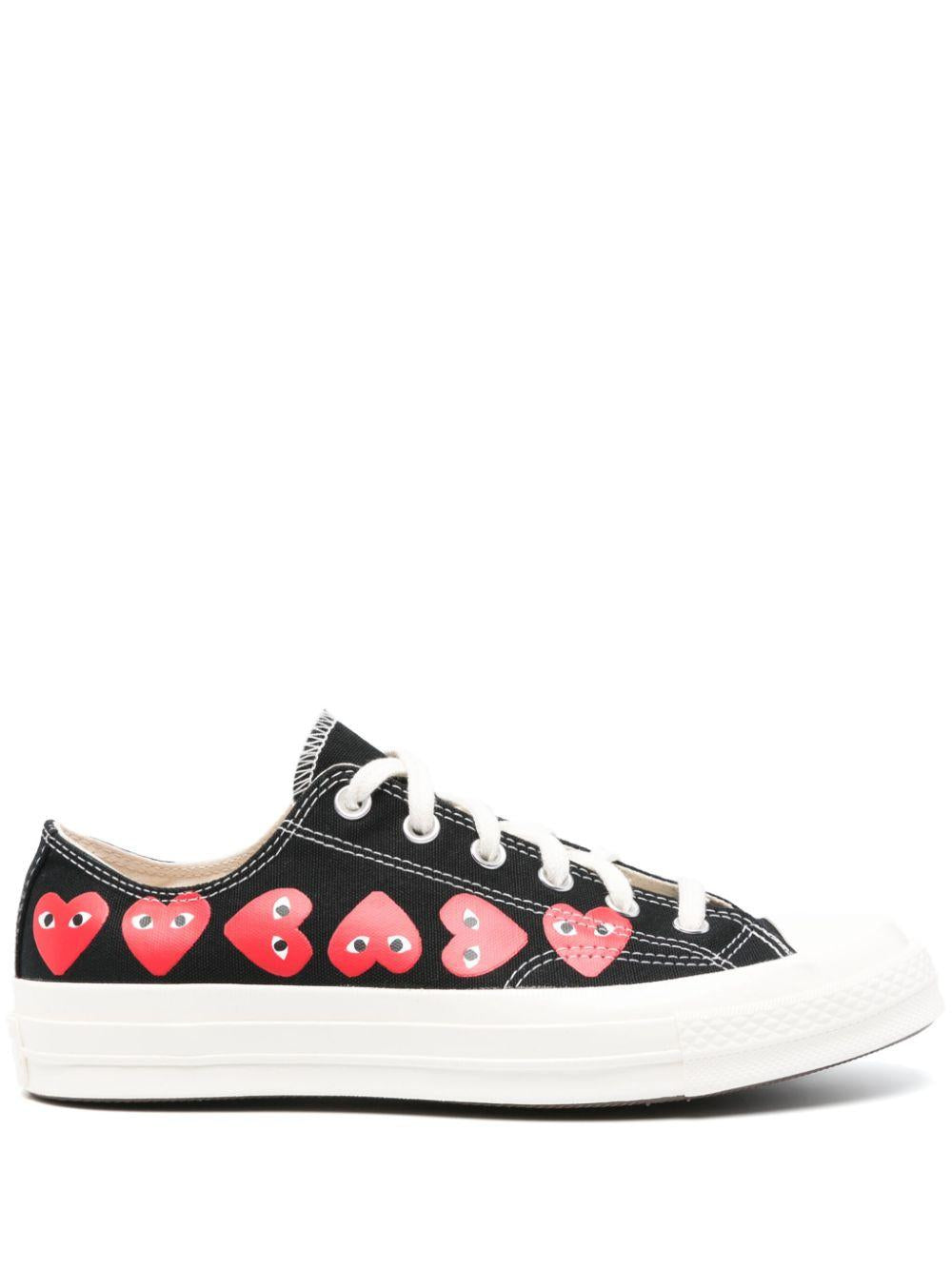  P1K126 1 BLACK COMME DES GARCONS PLAY X CONVERSE 