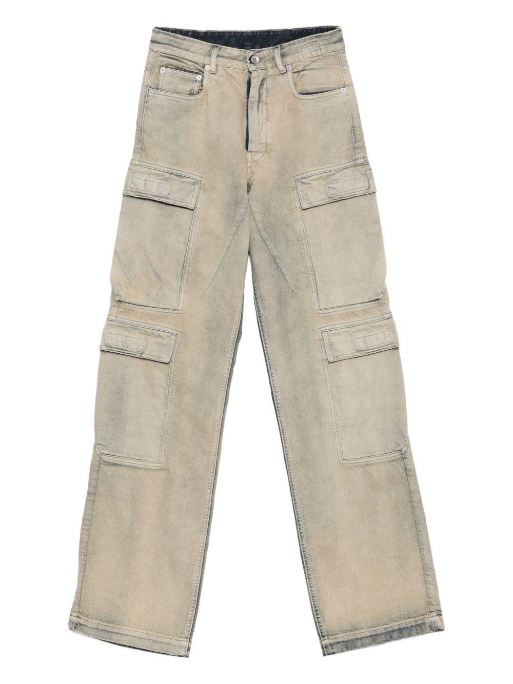 Concordians Double Cargo Jeans DS02E7308DMP 38 MINERAL RICK OWENS DRKSHDW 