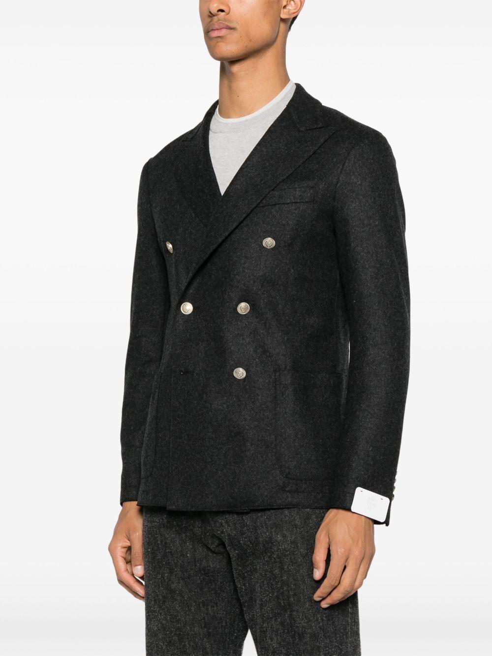 Blazer doppiopetto L70GIAA02JAC24018 22N NERO ELEVENTY 
