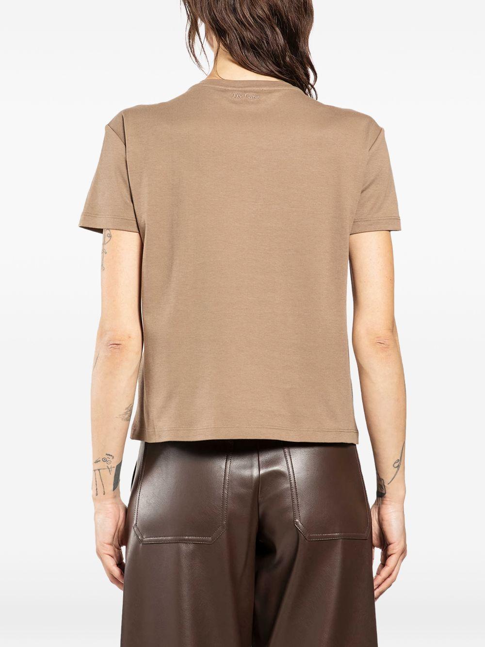 T-Shirt In Cotone SMMBELLA 003 DARK ONION S MAX MARA 