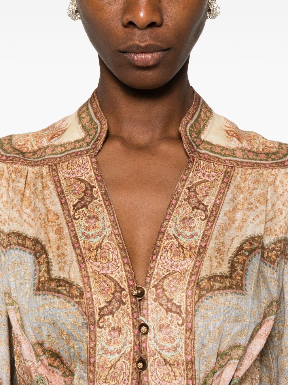 Wanderlust Midi Dress 5753DRS262 TAPESTRY ZIMMERMANN 