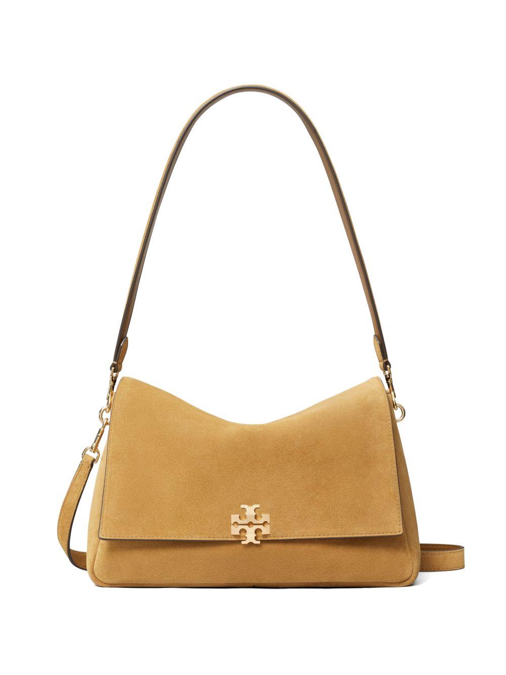 Shoulder bag media Charlie in suede 184125 200 TOFFEE TORY BURCH 