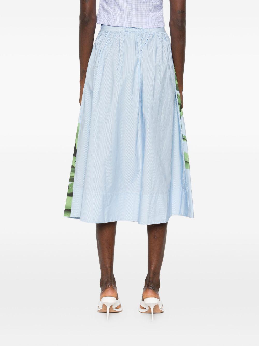 Blue Banana Cocina Striped Midi Skirt 332585 L0003 BLUE FARM RIO 