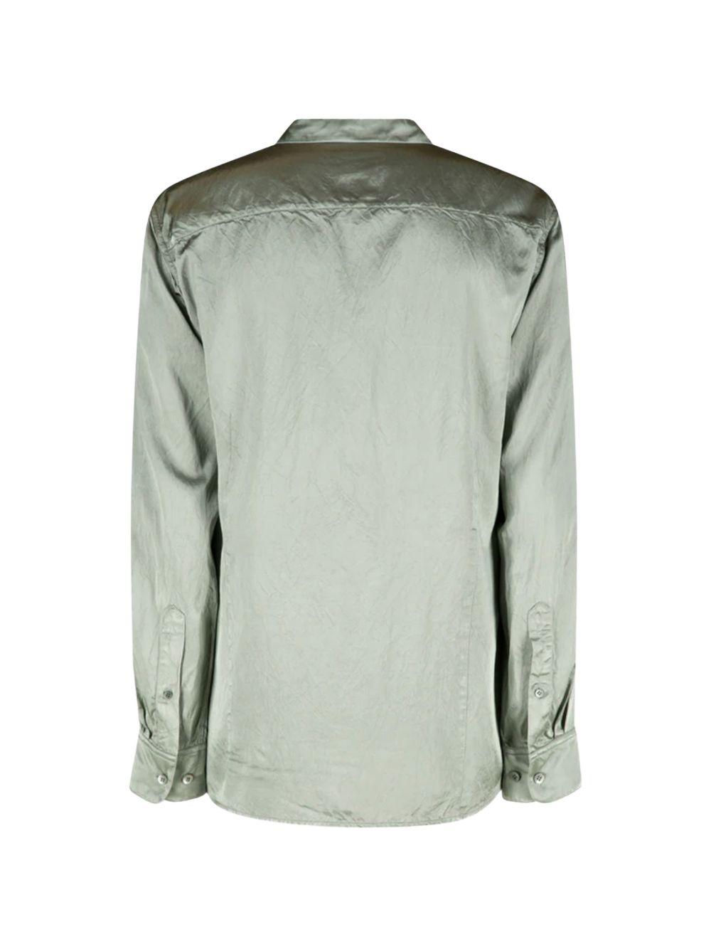 Satin Shirt CARVIES3277 606 MINT DRIES VAN NOTEN 