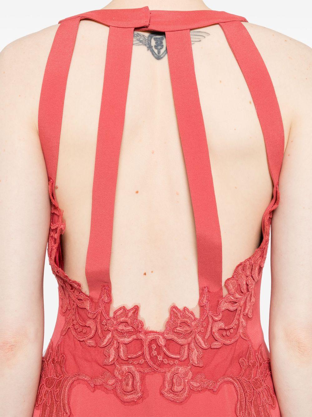 Abito Lungo  Corallo A04261618 0199 VIOLA ALBERTA FERRETTI 