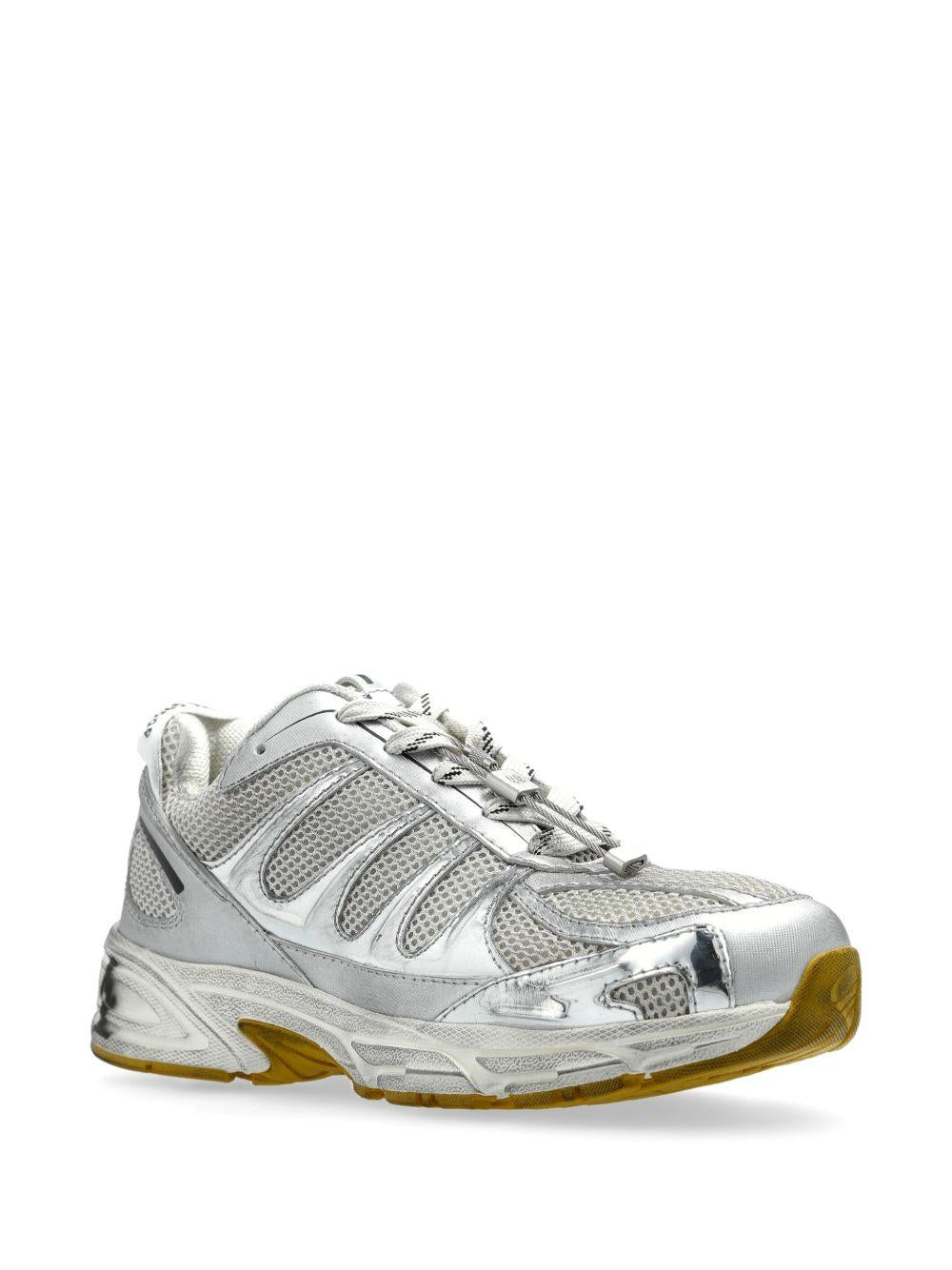 Dragger Sneakers B0030600FA612 P634 WHITE SILVER 44 LABEL GROUP 