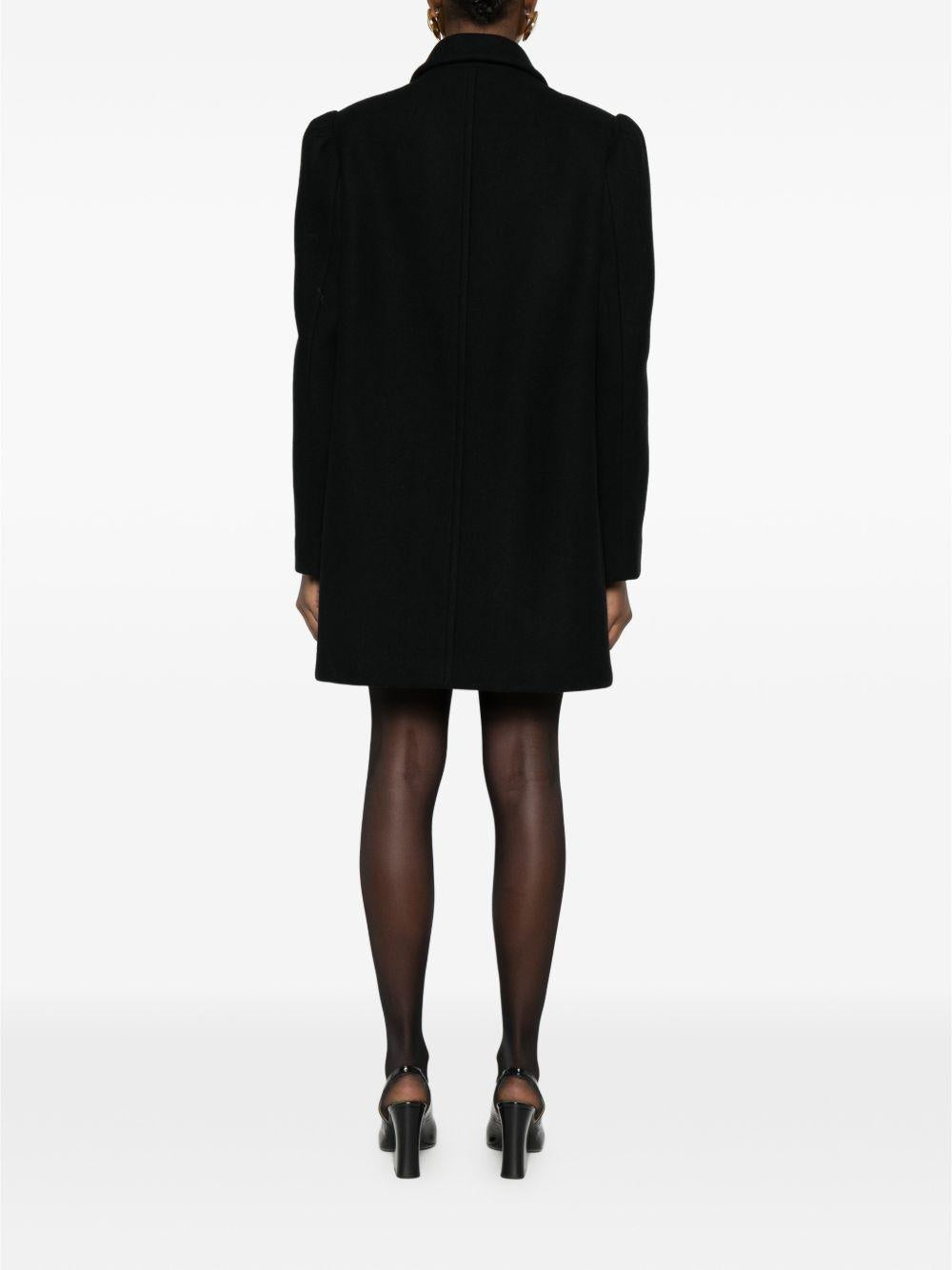 Rebela Cape/Coat<BR/> REBELAEMB2216 900 BLACK DRIES VAN NOTEN 
