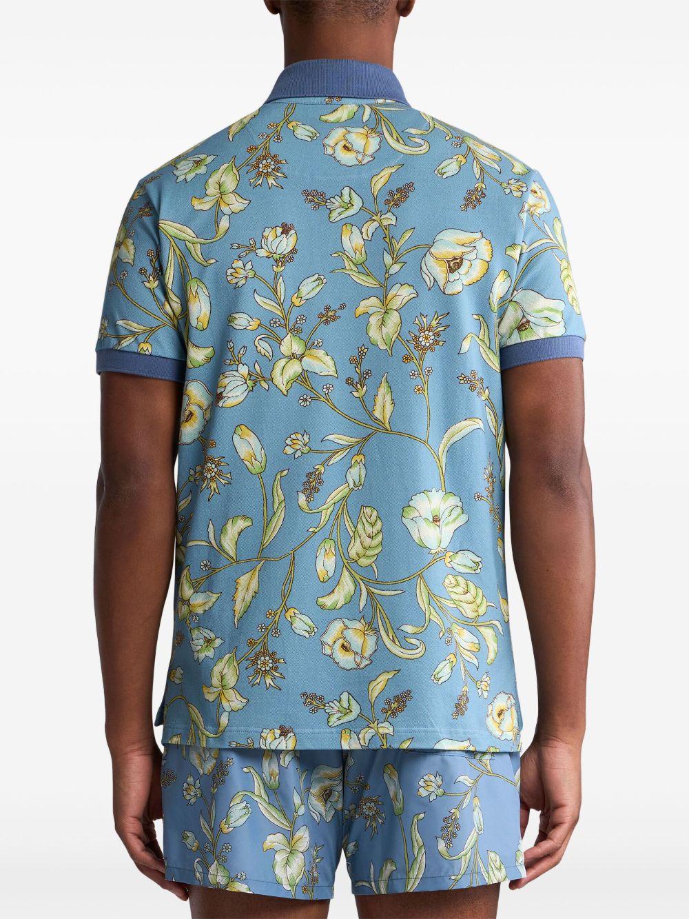 Polo con stampa floreale MRMD0004AK571 X0880 ETRO 