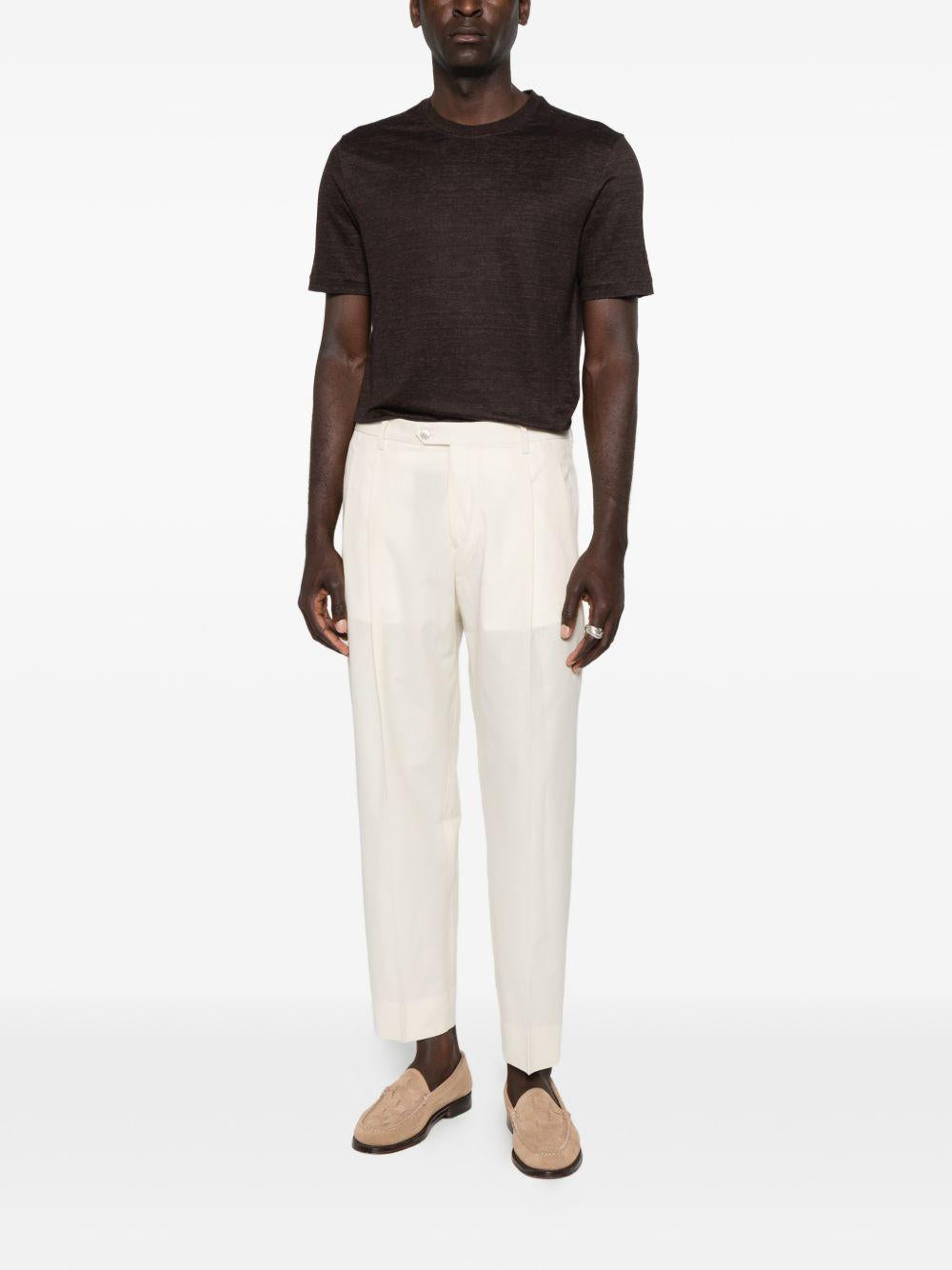 Pantaloni Arnos con pieghe ARNOS300126 00120 LATTE BRIGLIA 1949 