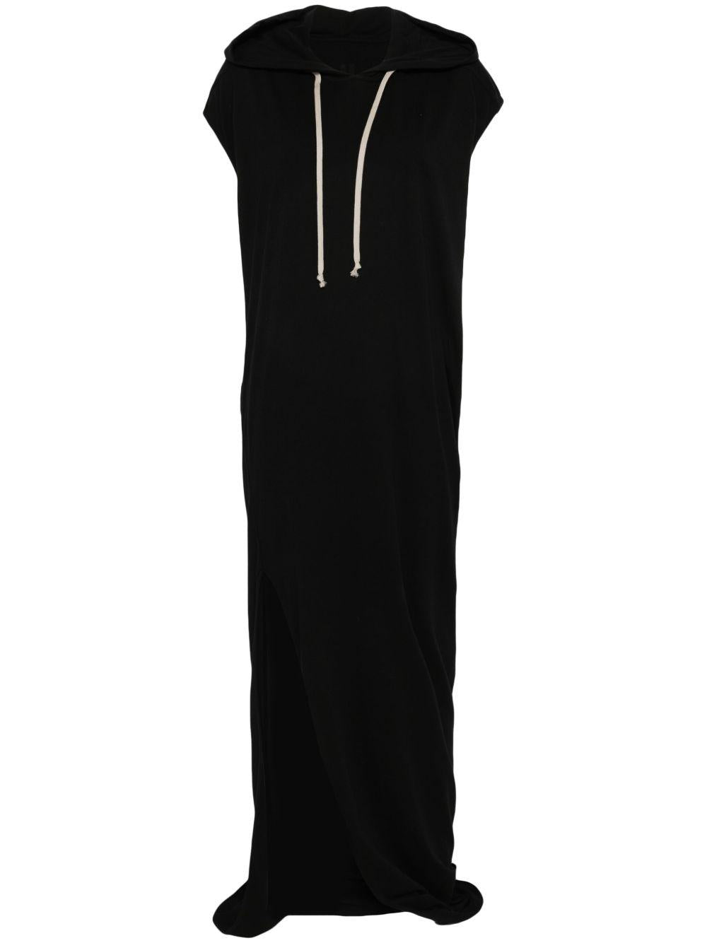 Edfu T maxi dress DS01E3517RN 09 BLACK RICK OWENS DRKSHDW 