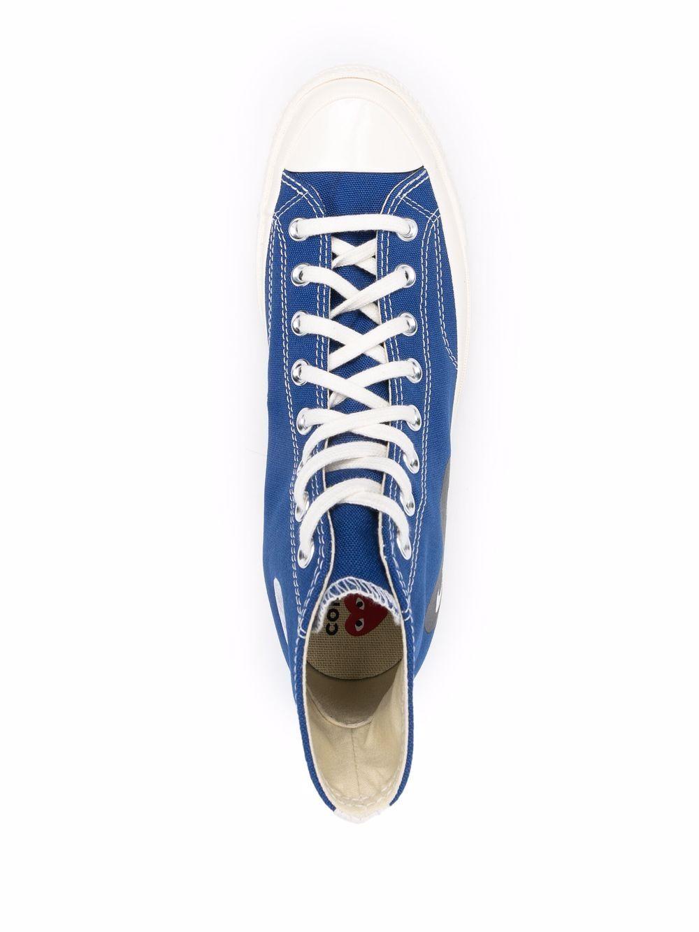  P1K122 2 BLUE COMME DES GARCONS PLAY X CONVERSE 