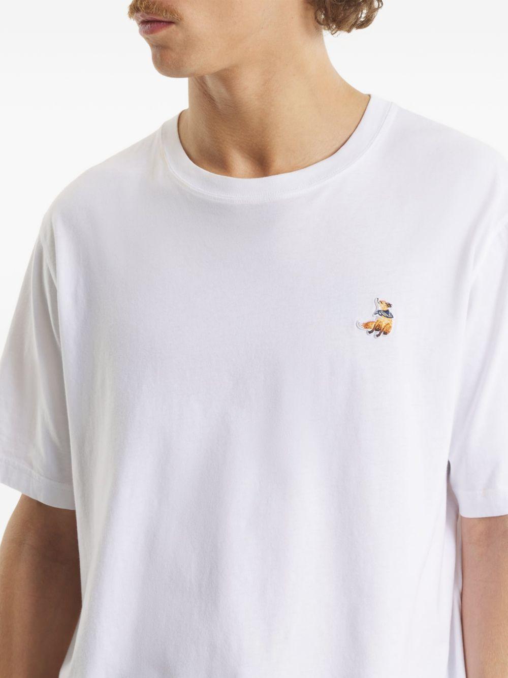 Fox Head Regular Tee-shirt QM00102KJ7026 P100 WHITE MAISON KITSUNE 