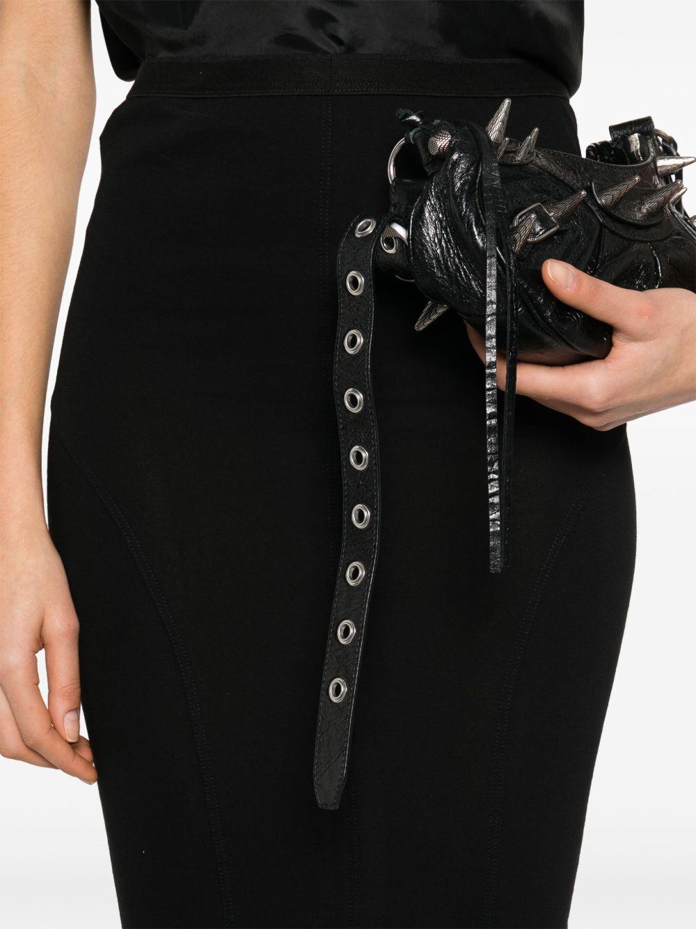 Long Lido Skirt RO01E7378JA 09 BLACK RICK OWENS 