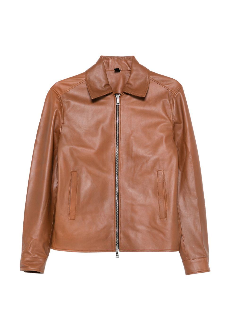 Bomber in Pelle WESPECHE2602 COGNAC TAGLIATORE 