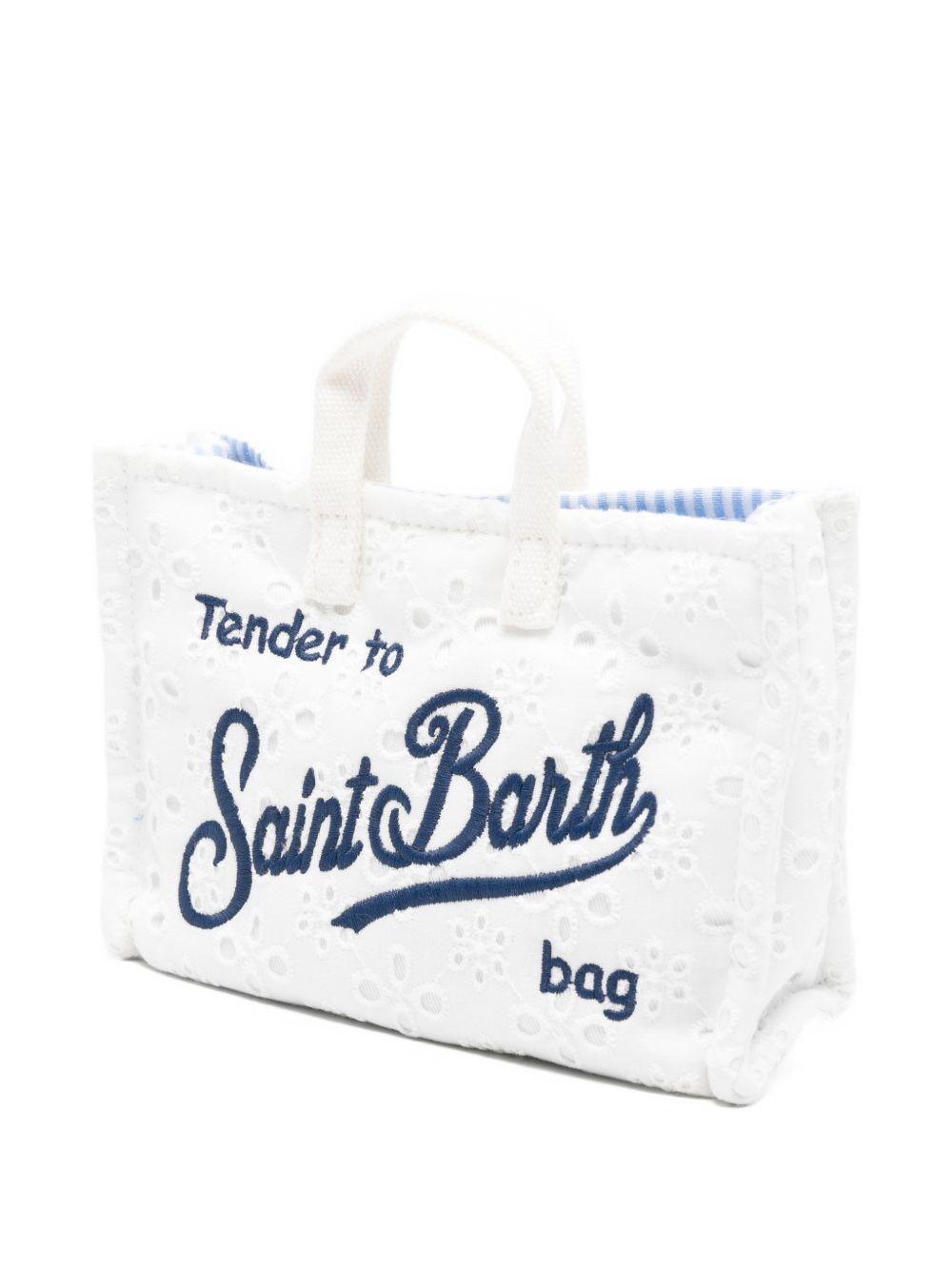 Phone Bag bianco sangallo PHONE01200238L WHITE MC2 SAINT BARTH 